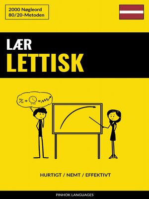 cover image of Lær Lettisk--Hurtigt / Nemt / Effektivt